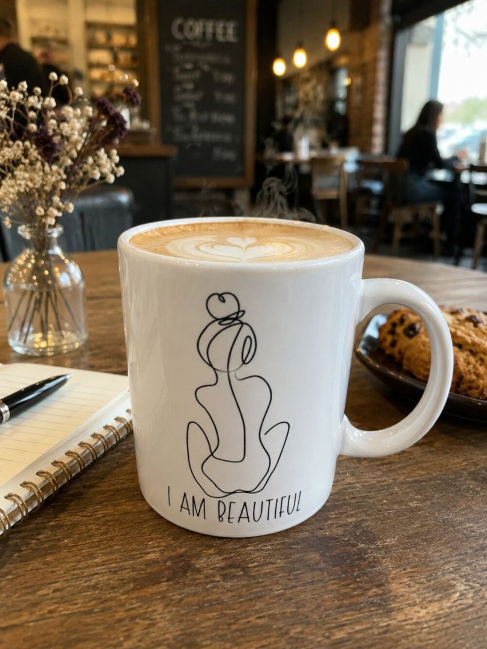 I Am Beautiful Body Positivity Mug
